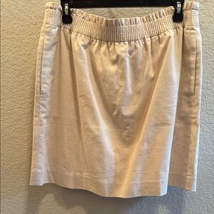 J. Crew Beige Elastic Waist Skirt